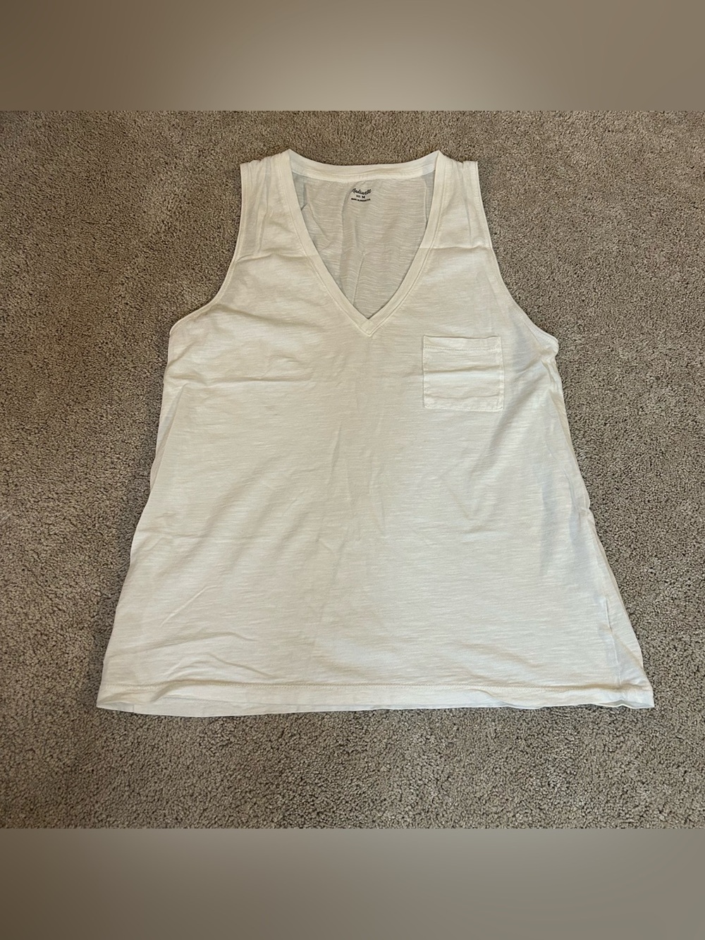 Madewell v-neck tank